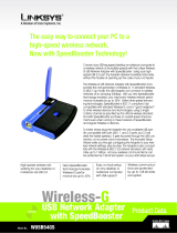 Linksys WUSB54GS EU Datasheet