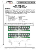 Kingston Technology KVR333D4R25/2G Datasheet