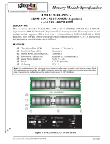 Kingston Technology KVR333D8R25/512 Datasheet