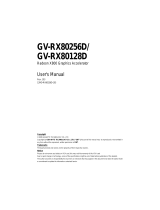 Gigabyte GV-RX80L512V User manual