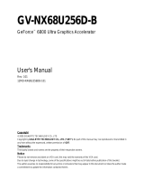 Gigabyte GV-NX68U256DB User manual