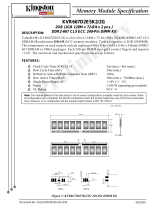 Kingston Technology KVR667D2E5K2/2G Datasheet