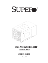 Supermicro CSE-M34T User manual