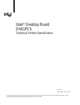 Intel D945PVS Datasheet