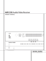 Harman Kardon AVR 330/230 Owner's manual