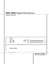 Harman Kardon DPR 2005 Owner's manual