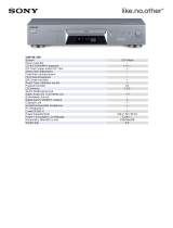 Sony CDPXE27 Datasheet