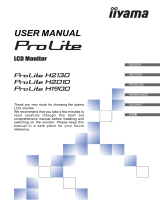 iiyama H2010-B User manual