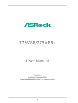 ASROCK 775V88 User manual