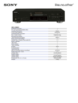 Sony MDSJB980B Datasheet