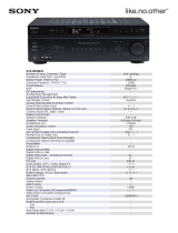Sony STR-DE59B Datasheet