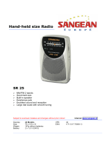 Sangean SR25 Datasheet