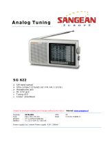 Sangean SG622 Datasheet