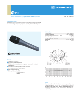 Sennheiser E845S User manual