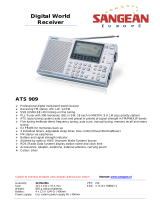 Sangean ATS909 Datasheet