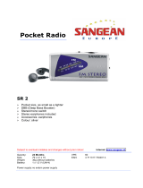 Sangean SR-2 Datasheet