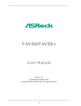 ASROCK P4V88+ User manual