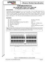 Kingston Technology KVR400D2S4R3K2/1G Datasheet