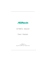 ASROCK K7NF2-RAID User manual