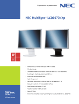NEC LCD1970NXp User manual