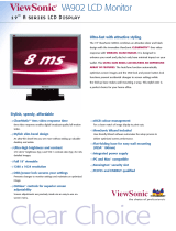 ViewSonic VA902 Datasheet