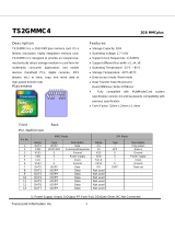 Transcend TS2GMMC4 Datasheet
