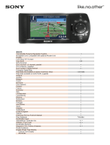 Sony NVX-P1 Datasheet