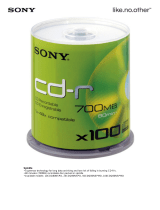 Sony 100CDQ80NSPMD Datasheet
