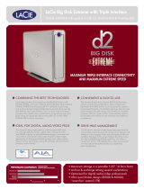 LaCie Big Disk Extreme with Triple Interface 800GB Datasheet