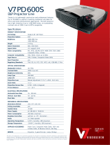 V7 PD600S Datasheet