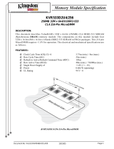 Kingston Technology KVR533D2U4/256 Datasheet