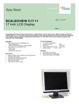 Fujitsu SCALEOVIEW C17-11 Datasheet