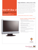 ViewSonic VA1912W-4 Datasheet