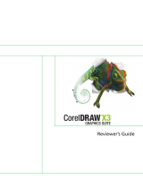 Corel Draw Graphics Suite X3 User manual