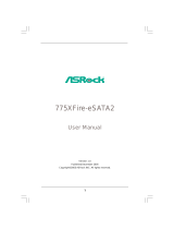 ASROCK 775XFire-eSATA2 Datasheet