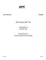APC Smart UPS 3000 XL User manual