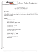 Kingston Technology KVR533D2S8F4/512 Datasheet