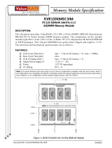 Kingston Technology KVR133X64SC3/64 Datasheet