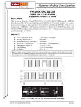 Kingston Technology KVR266X72RC25L/256 Datasheet