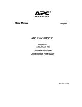 APC SC450RM1U User manual