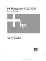 HP PhotoSmart R725 User manual