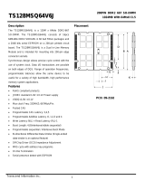 Transcend TS128MSQ64V6J Datasheet