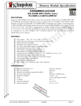 Kingston Technology KHX6400D2LLK2/1GN Datasheet