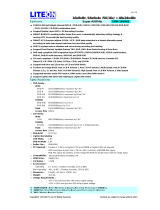 Lite-On 16x 8x 8x / 16x 6x 4x / 5x /16x + 48x 24x 48x Super AllWrite Datasheet