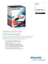Philips DVD+RW DW4S4T10F 10 Datasheet