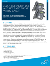 3com NBX 3101 Basic Phone Datasheet