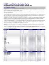 Epson ECPGRP70 Datasheet