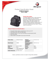 Targus Notebook Backpack Datasheet