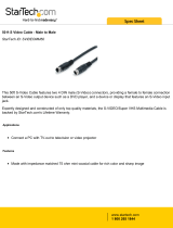 StarTech.com SVIDEOMM50 Datasheet