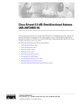 Cisco Aironet 5.5-dBi Omnidirectional Antenna User manual